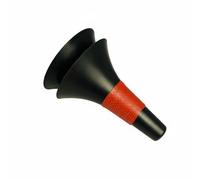 Harilla Cono de Entrenamiento Deportivo para Fútbol Coordinación y Fabricado en PP Resistente Adecuado para Ejercicios Individuales Trabajo en Equipo Entrenamiento Físico, Negro, Rojo