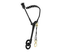 Harilla Correa de hombro de saxofón Correa colgante de cuello de saxo, soporte de saxofón de aluminio para practicar, Oro