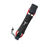 Harilla Correa de Tabla de Surf Resistente para Deportes acuáticos, Rojo, 7 pies