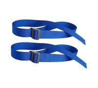 Harilla Correas para Pies para Máquinas de Remo, 75 Cm, Ligeras, para Gimnasio en Casa, Práctico Recambio, Banda de Pedal Ajustable para Elípticas, Azul 2 Piezas