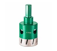Harilla Cortadora Corona Cilíndrica Diamante con Vástago Hexagonal Compatible con Taladro Herramienta Perforación para Instaladores, Plomeros, 30MM