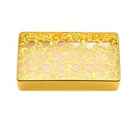 Harilla Cubierta de Pastilla Humbucker para Guitarra, Cubiertas de Latón para Pastillas de 6 Cuerdas, Piezas para Puente de Guitarra Eléctrica, Oro