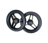 Harilla Cubierta de Rueda de Cochecito Neumáticos Accesorios para Ruedas de Cochecito de Bebé Fácil de Instalar Neumáticos Delanteros Y Traseros Resistentes P, 2 Neumáticos Traseros, 18.4 Cm