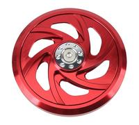 Harilla Cubierta del Ventilador del Motor de La Motocicleta, Accesorios para Motocicletas, Decoración Profesional de Alta Resistencia, Cubierta Protectora de, Rojo