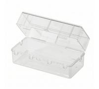 Harilla Cubierta para Enchufe Exterior Protector Eléctrica Caja Estanca con Tapa Bisagrada y Orificio para Cables Material Ignífugo Adecuada para Fachadas Patios de Piscina, Transparente