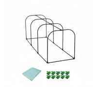 Harilla Cubierta para Invernadero Funda para Plantas de Protección Material Polietileno Fácil Ensamblaje Adecuada para Jardín Patio Terraza , 150-50-55cm