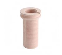 Harilla de Cerámica Laboratorio Vaso Contenedor Recipiente Cuenco con Cámara de Paredes Rectas y Rim Reforzado Facilita el Guiado de Líquidos por Muesca, 3KG