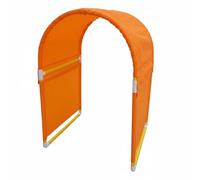Harilla de Juego Infantil Tubo Carpa Pasadizo con Soporte de PVC Firme y Tela Oxford Plegable para Actividad Dirigida Adecuado para Aula Guardería Sala de Juegos, Naranja