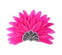 Harilla de Plumas de Sombrero Indio Adultos para Adultos para Disfrutar de la interpretación del Escenario, Rosa