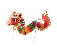 Harilla Decoración de dragón de Papel para año Chino, artesanía artística, Interesante y Decorativo, Bonito Adorno de Caballo en 3D para el año, Style C
