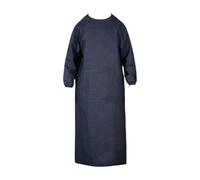Harilla Delantal de Soldador con Bolsillo, Ropa de Trabajo Eficiente, Durabilidad, Delantal de Manga Larga Resistente para Soldadores, Adultos, Herreros, Longitud 135cm