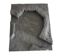 Harilla Diorama de Resina a Escala 1/35, Accesorio para Juegos de, Colección de Escenografía, Diseño Profesional, Kit de Escenografía Sin Pintar, Reali