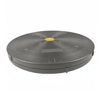 Harilla Disco de Pilates Disco de Equilibrio Cojín de Estabilidad Base Giratoria de Balanceo Plástico con Textura y Guía de Apoyo Adecuado para Trabajo de, Sin Resistencia