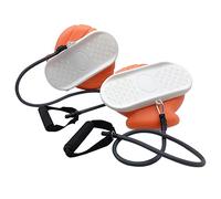 Harilla Disco de Torsión de Cintura Dividida con Asas, Máquina de Torsión de Cintura Silenciosa para Deportes de Interior para Brazos de Ejercicio, Caderas, M, Naranja