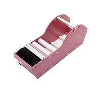 Harilla Dispensador de cinta activada por agua, dispensador de cinta de goma Kraft, suministros de oficina, cortador de cinta, paquete, dispensador de cinta, rosa