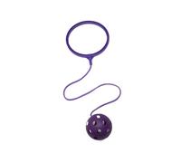 Harilla Divertido Juguete de Fitness para El Tobillo, Cuerda de Saltar Portátil para Ejercicios de Agilidad, Juguetes para El Tobillo para Playa, Patio de Jue, PÚrpura