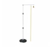 Harilla Equipo de Entrenamiento de Altura Probador de Salto Vertical Soporte de Prueba de Salto Pruebas de Educación Física , Ajustable 125-240cm con Cinta Métrica De Cuero, Modelo De Precisión