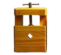 Harilla Equipo de Grabado de Sujeción Tornillo Resistente Base de Madera Componentes Metálicos Ajuste Suave Control Adecuado para de Sellos Banco de Taller, Grande