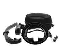 Harilla Equipo de Snorkel con Máscara Completa para Adultos Visor de Cristal Templado con de Respiración Incorporado y Sello Facial Ovalado para Buceo en Aguas Cálidas , Negro , Adulto