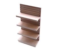 Harilla Estante de Exhibición para 1:12, Accesorios para Muebles, Juguetes, Estante de Almacenamiento de Madera en Miniatura para Sala de Esta