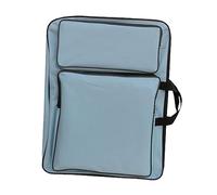 Harilla Estuche de Cartera de Arte Bolsa de bocetos Suministros de Arte Bolsa de Arte de Viaje para Mochila de Artistas para Pantalla de visualización, Azul Claro