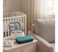Harilla Estuche para Fetal Funda Protectora Caja de Almacenamiento Maletín Portátil Protección Tela con Diseño Ligero y Manejable Adecuado para Consultorios Enfermería y Uso en el Hogar, Rosa