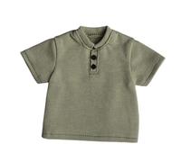 Harilla Figura de acción a Escala 1/9, Ropa para muñeca, Disfraz de, Camiseta, Miniatura, Vestido clásico Informal para coleccionables de Mediana Edad, Verde