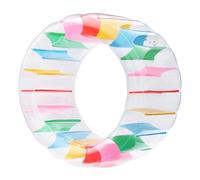 Harilla Flota de Piscina de Pared de Bicicleta Inflable, Nadador de Rodillos Inflables, Rueda de Rodillo de Agua Colorida para El Patio Trasero Rasensee Al Ai, 160cm