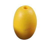 Harilla Flotador boya Bola en Forma de Oliva línea de Tiro boya de Cuerda Flotador de Agua para canotaje Marino Piscina Kayak Trail, Amarillo