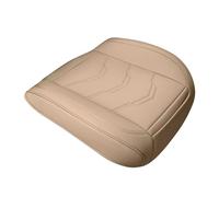Harilla Funda de Asiento de Cuero Sintético Resistente, Cómoda, Cuadrada, Versátil, 54 X 55 Cm, Accesorio para Vehículos Sedán, SUV Y Coches, Beige