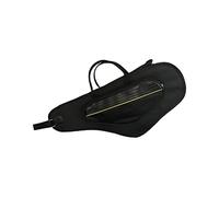 Harilla Funda de transporte para saxofón alto con bolsa para cabeza de flauta y correa ajustable, Negro y amarillo