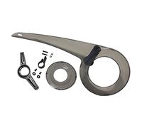 Harilla Funda Protectora para Cadena de Bicicleta, Funda Protectora de Varios Tamaños para Platos Y Bielas de 32-48T, Accesorios de Protección para Bicicleta, Todo el Conjunto claramente Negro