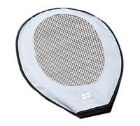 Harilla Funda Protectora para Raqueta de Tenis, Mejora Potencia del y Protege Cabeza de Raqueta, Ideal para Playa, Interior y Exterior, Gris