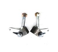 Harilla Go Kart Cubo de Dirección Buje de Rueda Mecanismo de Dirección Rótula con Rodamiento Integrado Metal Control del Eje, Eje De Rueda Con Orejeta De Suspensión