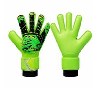 Harilla Guantes de para Niños Guantes de Fútbol Guantes de Entrenamiento Guantes Deportivos Guantes de Arquero con Palma Suave y Agarre Confiable Apto para, Verde, 5