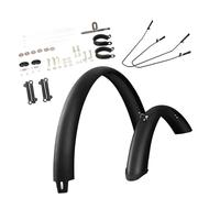 Harilla Guardabarros de Bicicleta de Carretera, Guardabarros de Bicicleta de Montaña, Guardabarros de Cobertura Total Resistentes, Protector de Rueda, Juego D, 26 Inch Black Brace