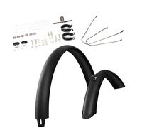Harilla Guardabarros de Bicicleta de Carretera, Guardabarros de Bicicleta de Montaña, Guardabarros de Cobertura Total Resistentes, Protector de Rueda, Juego D, 26 Inch Silver Brace