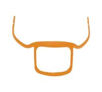 Harilla Guía de herramientas para moldear barba para hombres, suministros portátiles de peluquería, plantilla para delinear el facial, peinado y, Naranja