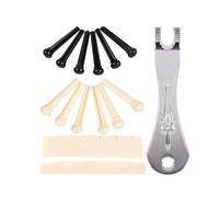 Harilla Guitar String Pegs Tools Kit 1 Pin de Puente de Guitarra de Guitarra para La Reparación de Una Actualización Práctica Versátil Portátil Ligera Ligera