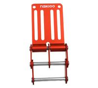 Harilla Hebilla de cinturón de herramientas de liberación rápida para bolsa de cintura, riñonera de aleación de aluminio, conector rápido, Rojo