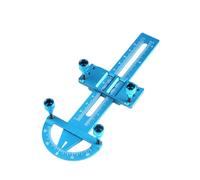 Harilla Herramienta de medición de Amortiguador RC, Regla de Calibre de Altura, Ligera, Resistente y de Rendimiento, Herramientas de configuración de, Azul