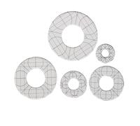 Harilla Juego de 5 Reglas acrílicas para Patchwork, Plantillas para Acolchado, Accesorios para sastres y diseñadores, Regla para Ropa y diseño de Prendas de