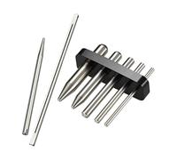 Harilla Juego de 7 herramientas de metal para modelismo, kit de doblado de modelos multifuncional de acero para hombres, regalo para más