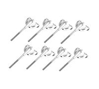 Harilla Juego de 8 Tornillos Tensores para Bombo, Terminales Y de Tensión, Paquete de Herrajes Iron Classic Sturdy M6 para Caja.