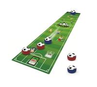 Harilla Juego de Mesa para Niños Futbolín Portátil Tapete de Juego Tablero de Fútbol Alfombra Enrollable Fichas Deslizantes Material Plástico y Acero Inoxidable Adecuado para Salón Comedor Escuela