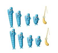 Harilla Juguete de Pesca, Actividades Familiares, Juego de Pesca Interactivo para niños pequeños, Azul