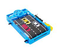 Harilla Juguete de Volante, Regalo de Cumpleaños Educativo, Juguete Interactivo de Aventura Creativa en Coche, Simulación de Conducción, Juego de Carreras de
