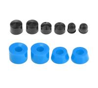 Harilla Kit de Bujes para Ejes de Monopatín, Amortiguadores Estándar, Arandelas, Respuesta, PU Resistente Al Desgaste, Juego de Accesorios para Exterior, Azul