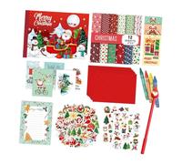 Harilla Kit de Scrapbooking navideño para Adolescentes con marcapáginas, Tarjetas, Materiales para Scrapbooking y Diario.