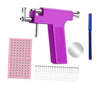 Harilla Kit para perforar Orejas con Cierres para Pendientes, para Adultos, fácil de Usar, Compacto y versátil. Máquina Perforadora de Orejas multifunción, Style C